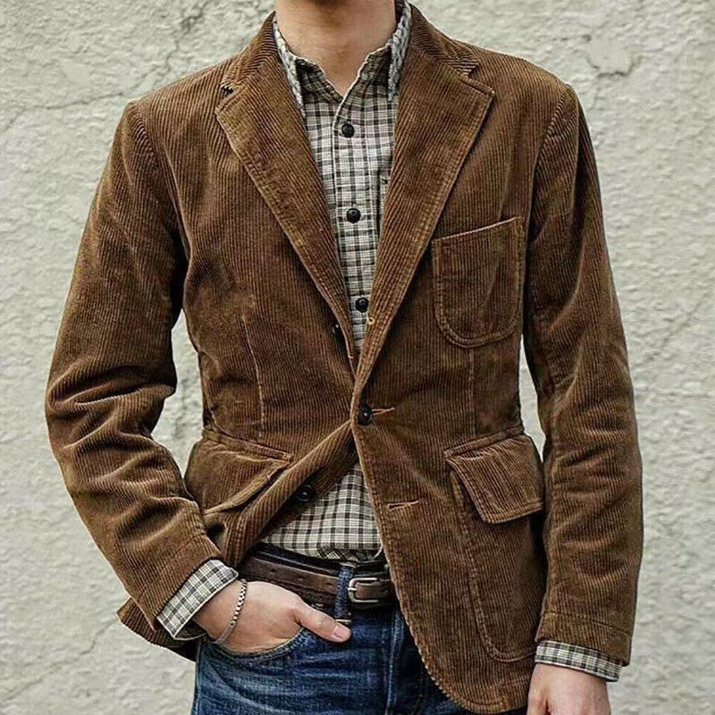 Fashionable Minimalist Retro Designed Mens Suit