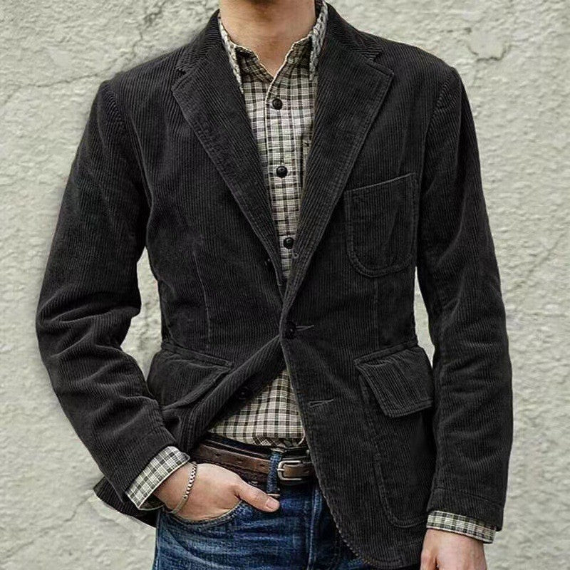 Fashionable Minimalist Retro Designed Mens Suit