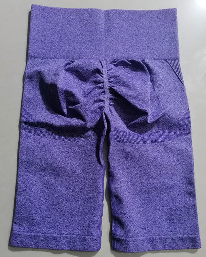 Women's Five-Quarter Pants High Waist Slim Quick-Dry Cycling Yoga Pants