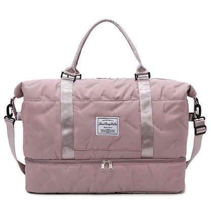 High-capacity Fitness Bag With A Dry-wet Separation Design