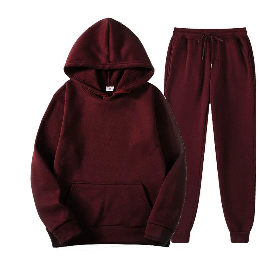 Mens Suit Style Pullover Hoodie For Sports