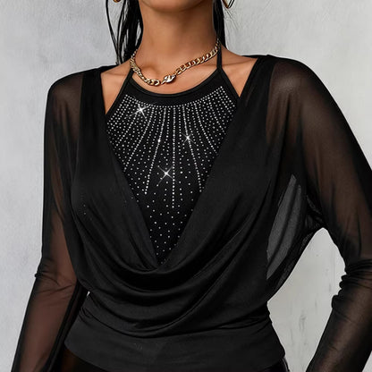 Stylish Minimalist And Uniquely Designed Long Sleeve Top For Women