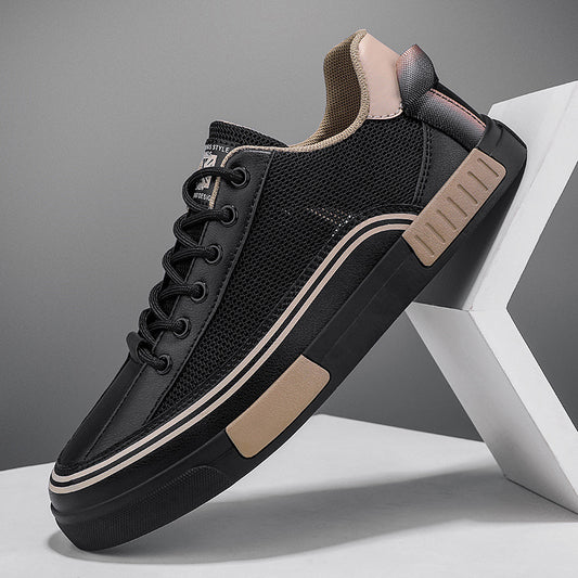 Thin mesh perforated board shoes