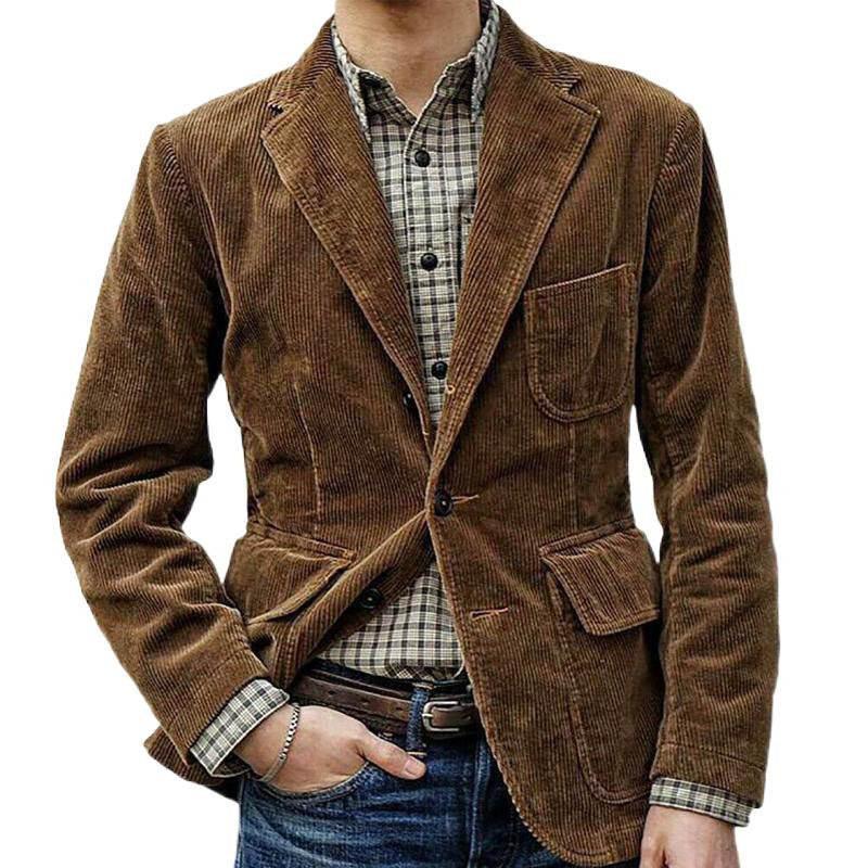 Fashionable Minimalist Retro Designed Mens Suit