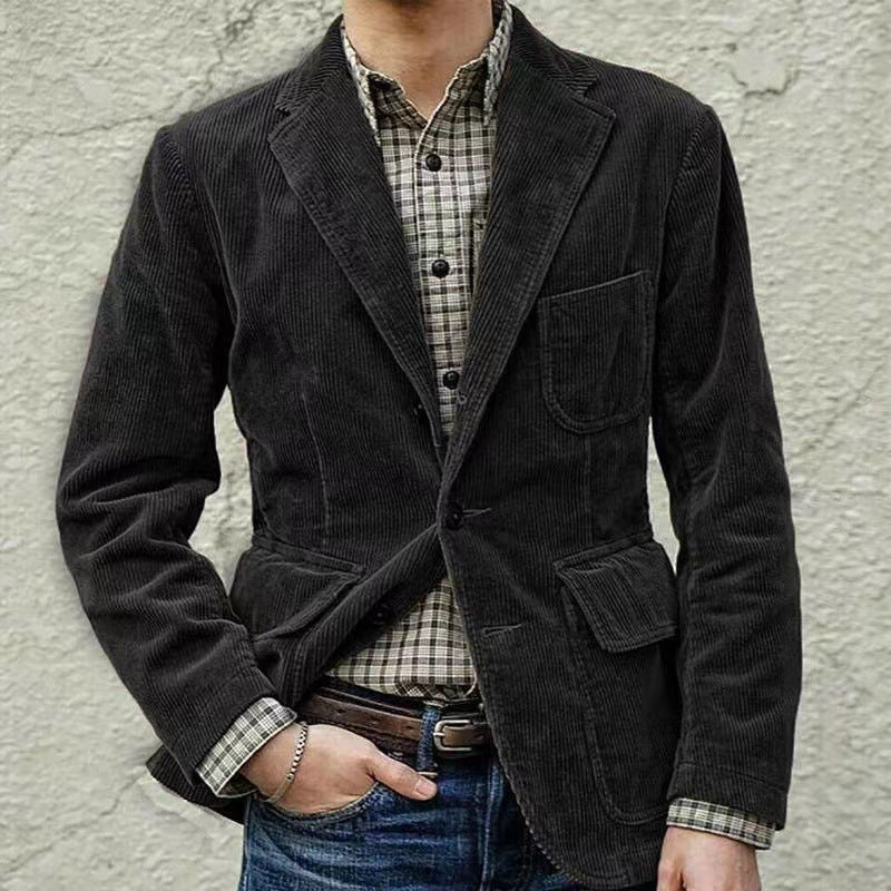 Fashionable Minimalist Retro Designed Mens Suit