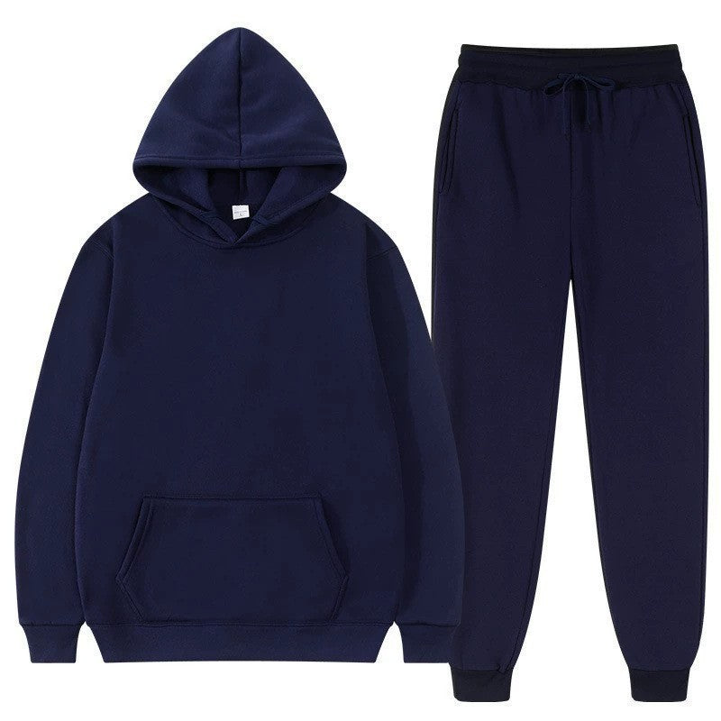 Mens Suit Style Pullover Hoodie For Sports