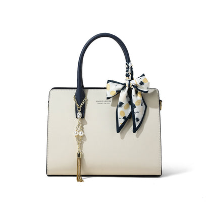 Premium Leather Crossbody Bag With A Spacious Design